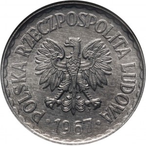 PRL, 1 złoty, 1967