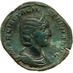 Cesarstwo Rzymskie, Otacilia Severa 244-249 (żona Filipa I), sesterc, Rzym