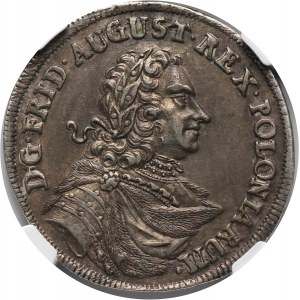 August II Mocny, 2/3 talara (gulden) 1704 ILH, Drezno