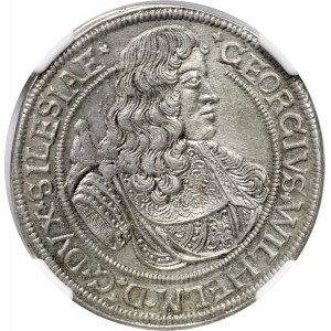 Śląsk, Księstwo Legnicko-Brzesko-Wołowskie, Jerzy Wilhelm, 15 krajcarów 1675, Brzeg