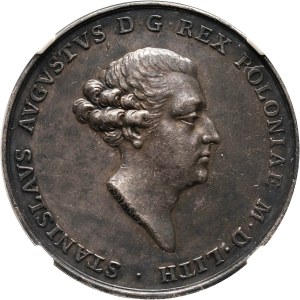 Stanisław August Poniatowski, medal koronacyjny z 1764 roku