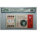 PRL, 1000 złotych, 29.10.1965, Seria G 0000000
