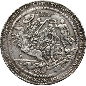 Pomorze pod okupacją szwedzką, Gustaw II Adolf, 4 talary 1633, Wolgast