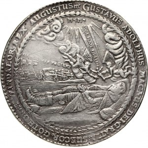 Pomorze pod okupacją szwedzką, Gustaw II Adolf, 4 talary 1633, Wolgast