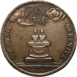 August III, 2/3 talara (gulden) zaślubinowe 1738, Drezno