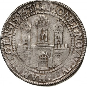 Niemcy, Hamburg, talar 1631, z tytulaturą Ferynanda II
