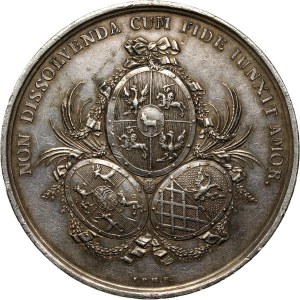 Stanisław August Poniatowski, medal z 1774 roku, Dar Kurlandii