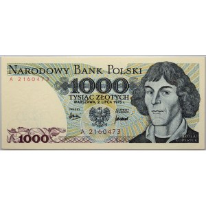 PRL, 1000 złotych 2.07.1975, seria A