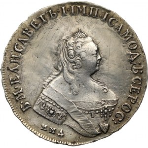 Rosja, Elżbieta I, rubel 1757 ММД МБ, Moskwa