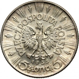 II RP, 5 złotych 1935, Warszawa, Józef Piłsudski