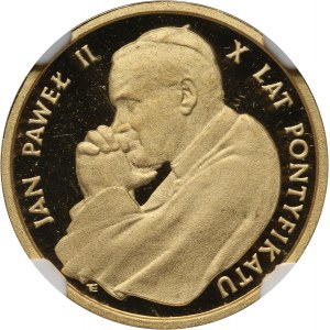 PRL, 1000 złotych 1988, Jan Paweł II, 10-lecie pontyfikatu