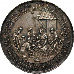 Władysław IV Waza, medal religijny z 1635 roku, Gdańsk