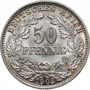 Germany, German Empire, 50 Pfennig 1903 A, Berlin