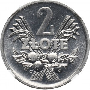 PRL, 2 złote 1970, Jagody, PROOFLIKE