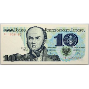 PRL, 10 złotych 1.06.1982, seria M