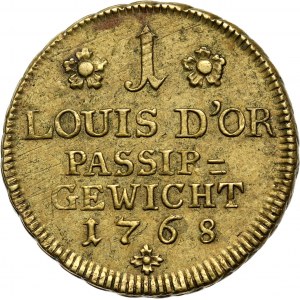 Germany, Prussia, weight of 1 louis d'or 1768