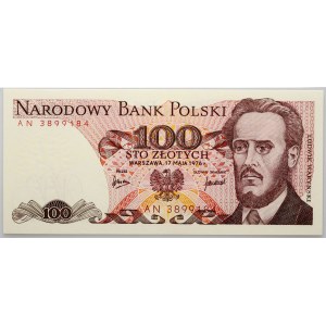 PRL, 100 złotych 17.05.1976, seria AN