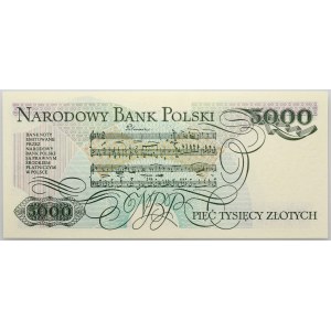 PRL, 5000 złotych 1.06.1982, seria AD