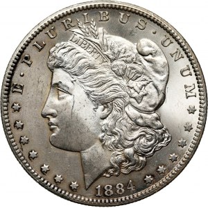 Stany Zjednoczone Ameryki, dolar 1884 CC, Carson City, Morgan