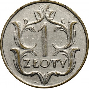 II RP, 1 złoty 1929, fałszerstwo z epoki