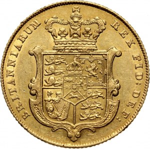 Wielka Brytania, Jerzy IV, suweren 1826, Londyn