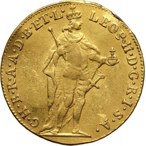 Hungary, Leopold II, Ducat 1792, Kremnitz