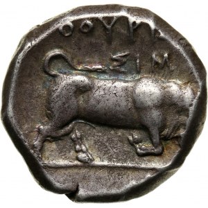 Grecja, Lukania, Thurium, stater ok. 350-300 p.n.e.