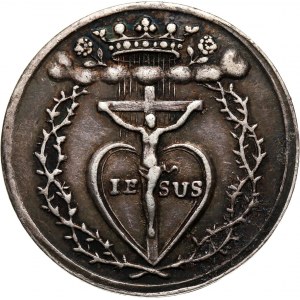 Germany, religious silver medal without date (17th-18th century)