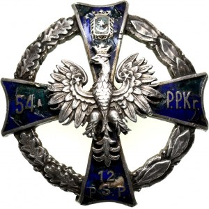 II RP, odznaka, 54 Pułk Piechoty Strzelców Kresowych