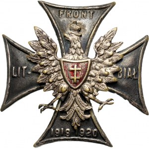 II RP, odznaka, Front Litewsko - Białoruski