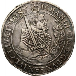 Germany, Saxony, Johann Georg I, Thaler 1651, Dresden