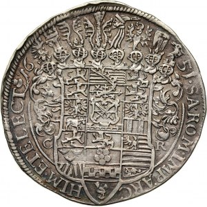 Germany, Saxony, Johann Georg I, Thaler 1651, Dresden