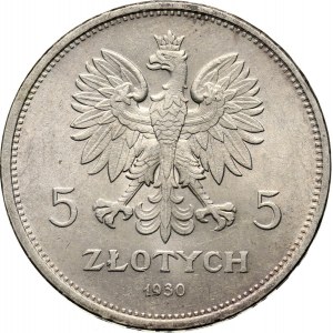 II RP, 5 złotych 1930, Warszawa, Nike