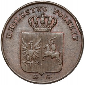 Powstanie Listopadowe, 3 grosze 1831 KG, Warszawa