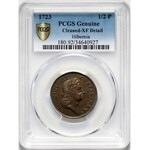 USA, Hibernia, 1/2 Penny 1723