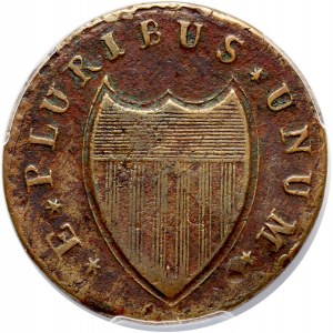 USA, Kentucky, New Jersey 1787, Outlined shield
