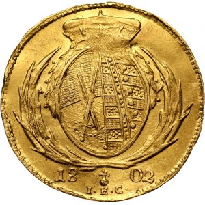 Germany, Saxony, Friedrich August III, Ducat 1802 IEC