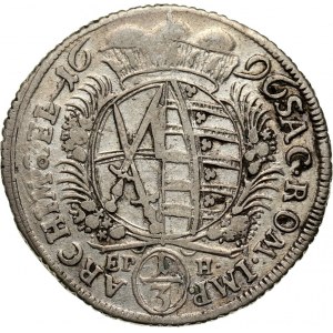 Germany, Saxony, Friedrich August I, 1/3 Thaler 1696 EPH, Leipzig