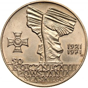 PRL, 10 złotych 1971, 50. rocznica III Powstania Śląskiego, SKRĘTKA