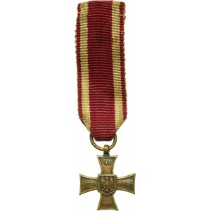 II RP, Krzyż Walecznych 1920, miniaturka na wstążce