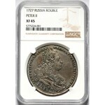 Russia, Peter II, Rouble 1727, Kadashevsky Mint