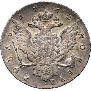 Russia, Peter III, Rouble 1762 СПБ НК, St. Petersburg