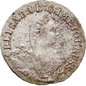 Russia, Elizabeth I, Coins for Prussia, 1/3 Taler 1761, Konigsberg