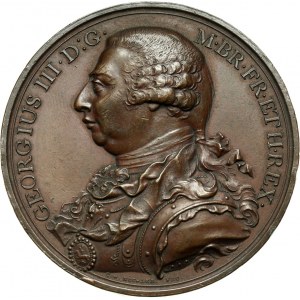 Great Britain, George III, bronze medal from 1798, British Victories