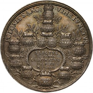 August II Mocny, medal koronacyjny z 1697 roku