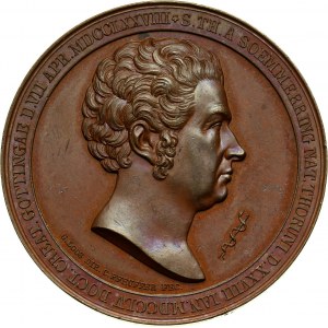 XIX wiek, Toruń, medal z 1828 roku, Samuel Thomas von Sömmering