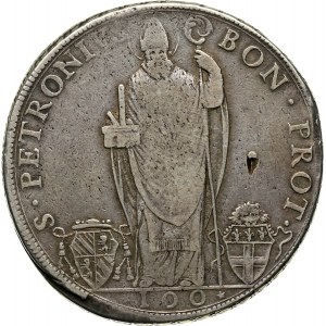 Vatican, Pius VI, Scudo romano (100 Bolognini) 1777, Bologna