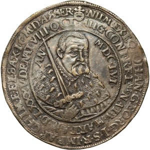 Germany, Saxony, Johann Georg I, Death Thaler 1656, Dresden