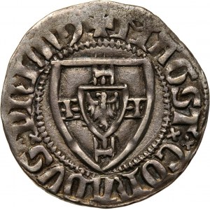 Zakon Krzyżacki, Konrad I Zöllner von Rothenstein 1382-1390, szeląg, Toruń