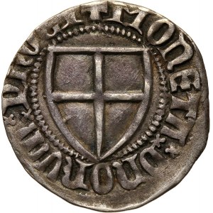 Zakon Krzyżacki, Konrad I Zöllner von Rothenstein 1382-1390, szeląg, Toruń